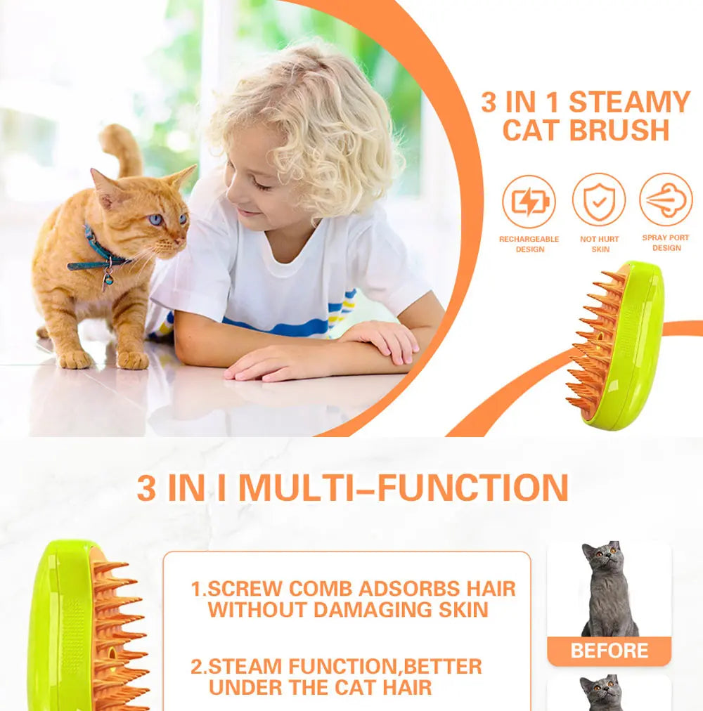 Cat/Dog Ultimate Steamy Brush