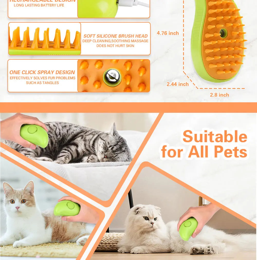 Cat/Dog Ultimate Steamy Brush