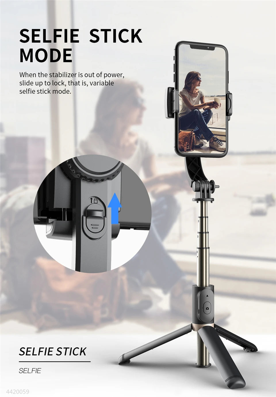 Stabilizer Stick Tripod Gimbal