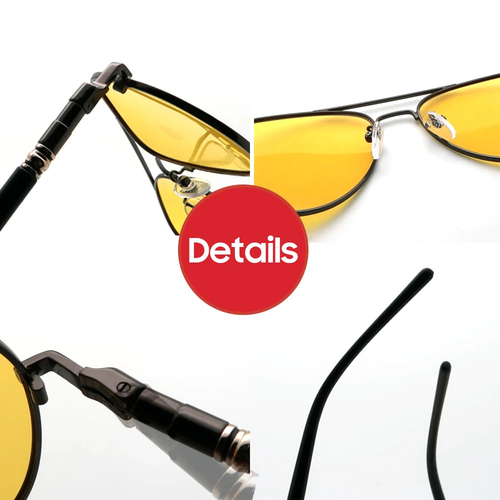 Photochromic Night Vision Polarizing Sun Glasses