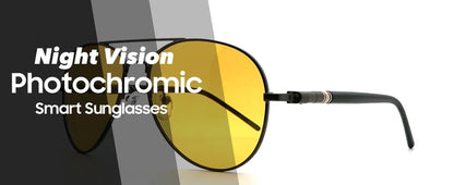 Photochromic Night Vision Polarizing Sun Glasses