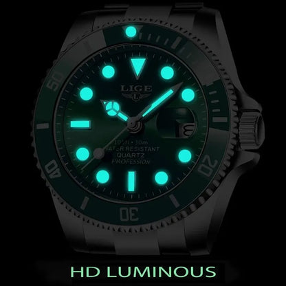 LIGE Diver Watch