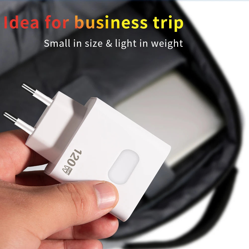 Type C 120W USB Fast Charger
