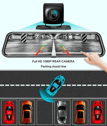 Rearview Mirror Dual Camera Recorder