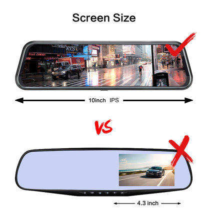 Rearview Mirror Dual Camera Recorder