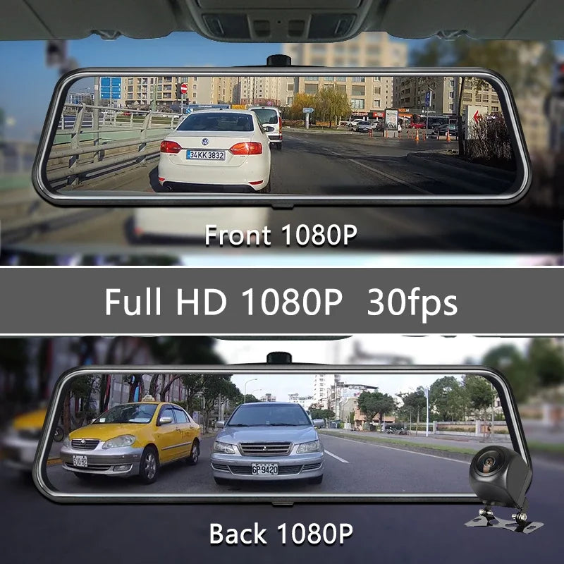 Rearview Mirror Dual Camera Recorder
