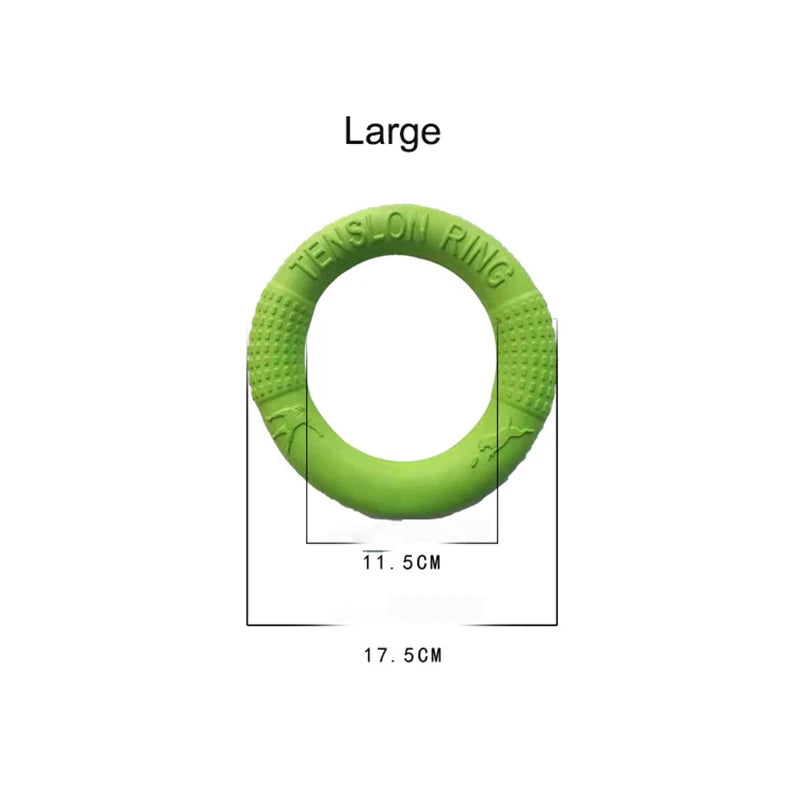 Dog Toy Flying Ring Trainer