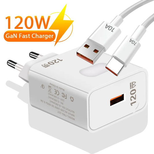 Type C 120W USB Fast Charger