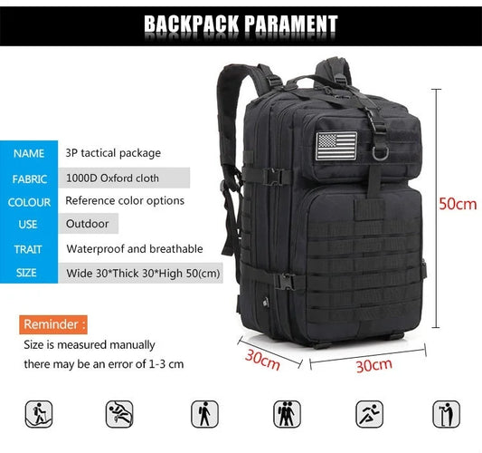 50L/30L Tactical Military Backpack