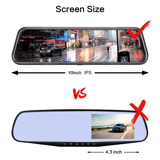 Rearview Mirror Dual Camera Recorder
