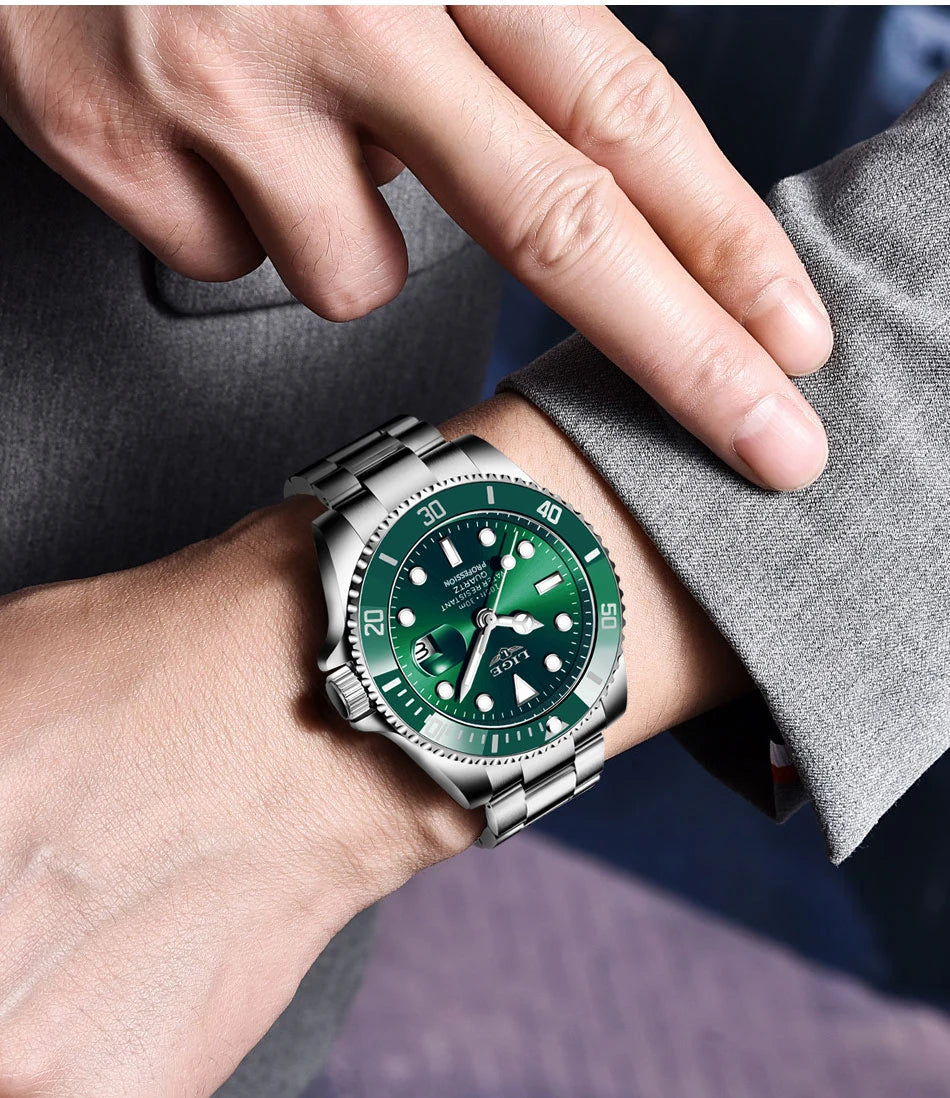 LIGE Diver Watch