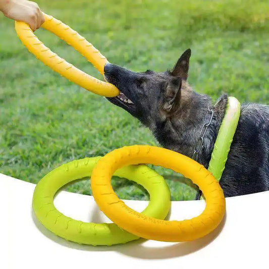 Dog Toy Flying Ring Trainer