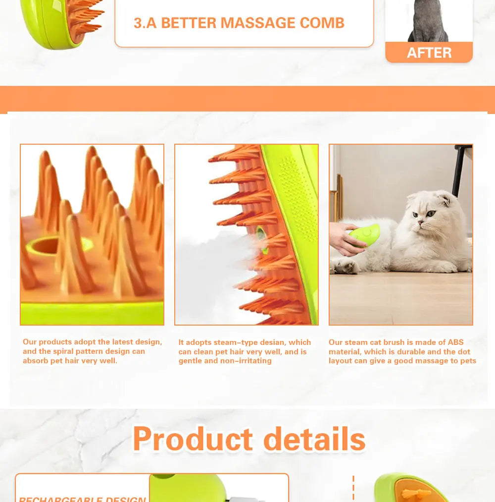 Cat/Dog Ultimate Steamy Brush