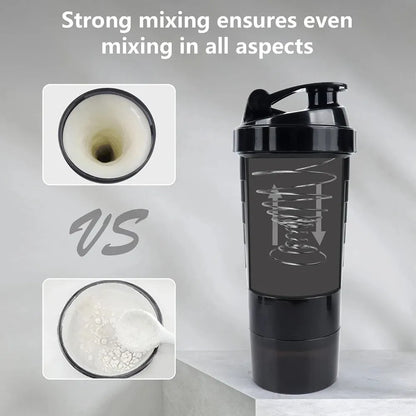 3 Layers Shaker Protein Bottle