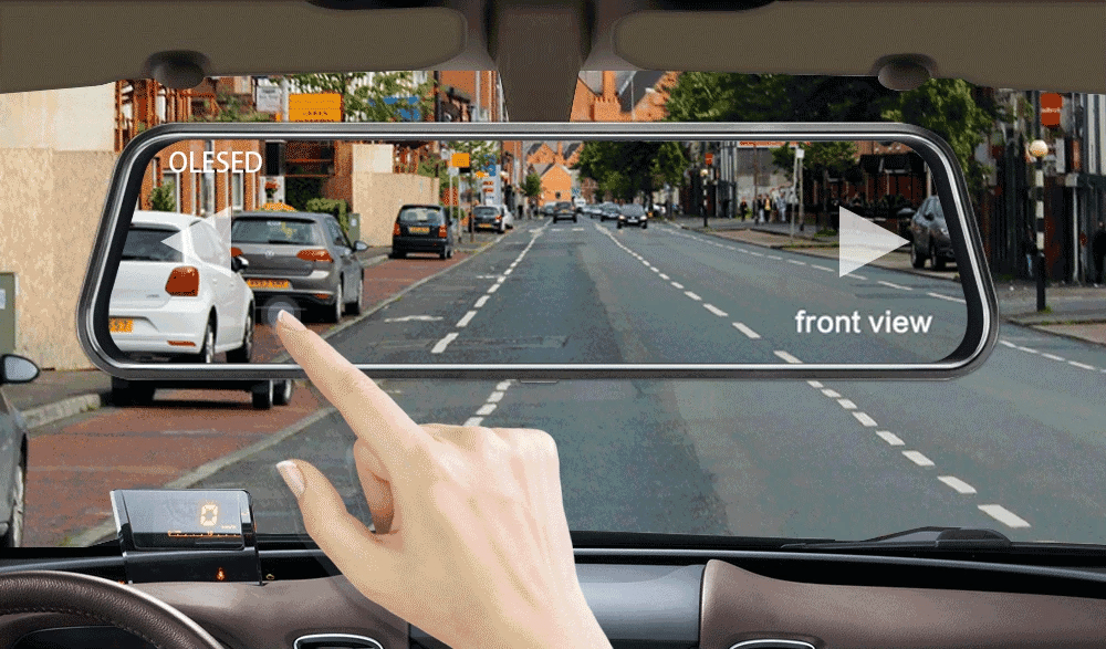 Rearview Mirror Dual Camera Recorder