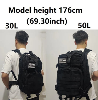 50L/30L Tactical Military Backpack