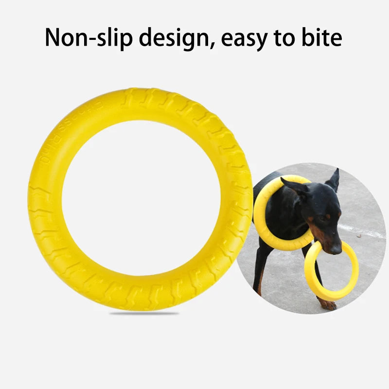 Dog Toy Flying Ring Trainer